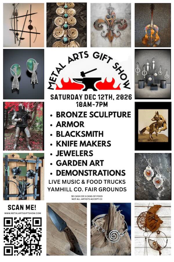 Flyer for Metal Arts Gift Show 2026